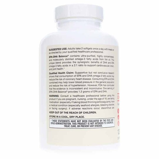 EPA-DHA Balance 2:1 Omega-3, JRF
